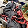 Image 2 : TOTE OF BURLAP SACKS AND MONEY BELTS