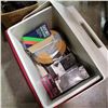 Image 2 : LOT OF THERMOSES, PERCOLATOR, AND COOLER