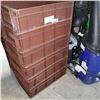 Image 1 : 20 BROWN PARTS BINS