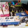 Image 2 : 2 BOXES OF KIDS TOYS AND SPA ACCESORIES