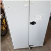 Image 2 : LARGE METAL 2 DOOR CABINET