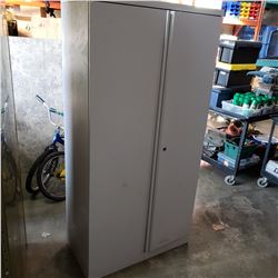 2-DOOR METAL STORAGE CABINET