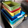 Image 2 : LOT OF 10 COLOURFUL BINS