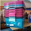 Image 1 : STERILITE TOTES AND SOME LIDS