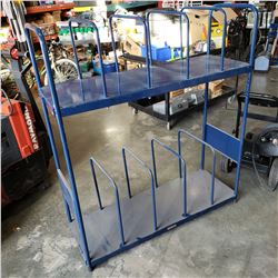 BLUE SHELF ORGANIZER