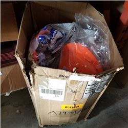 BOX OF NEW NORTH ORANGE HARD HATS