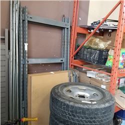 SECTION OF SHELVING 6 BY 3 BY 8