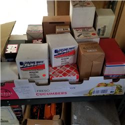 LOT OF CAR PARTS, AIR CON, AND SPEED CONTROL BOXES