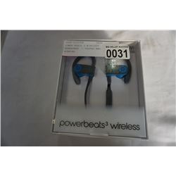 POWER BEATS 3 WIRELESS HEAPHONES - TESTED AND WORKING