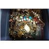 Image 2 : SMALL TOTE OF COSTUME JEWELLERY