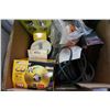 Image 2 : BOX OF ELECTRONICS, CDS, HANDS FREE BLUETOOTH DEVICE