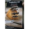 Image 2 : 14PC CALPHALON JAPANESE STEEL KNIVES IN BLOCK