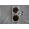 Image 2 : 1917 AND 1921 BRITISH PENNIES