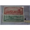 Image 3 : 1954 CANADIAN 1 DOLLAR AND 2 DOLLAR - UNCIRCULATED