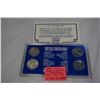 Image 1 : USA HALF DOLLAR COLLECTION .900 SILVER 1945,51,76,94 IN HOLDER