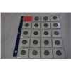 Image 1 : 19 DIFFERENT CANADIAN 25c 1967-84, 1967 .800 SILVER, 1968 .500 SILVER
