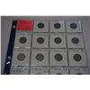 Image 2 : VINTAGE CANADIAN NICKELS 1923-43 KING GEORGE V PLUS TOMBACS 1942-3 19 COINS ALL DIFFERENT