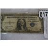 Image 2 : USA SILVER CERTIFICATE 1 DOLLAR BILL BLUE SEAL 1935
