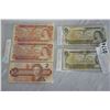 Image 1 : LOT OF CANADIAN 2 DOLLAR BILLS AND 2 1 DOLLAR BILLS