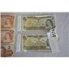 Image 2 : LOT OF CANADIAN 2 DOLLAR BILLS AND 2 1 DOLLAR BILLS