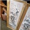 Image 2 : PAIR OF EASTERN BIRD SIK SCREEN ECONOLITE ART