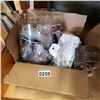 Image 1 : BOX OF NOVELTY PINS AND BELT