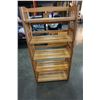 Image 1 : 5-TIER WOOD BOOK SHELF