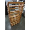 Image 3 : 5-TIER WOOD BOOK SHELF