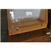 Image 2 : PINE GLASS DISPLAY CASE