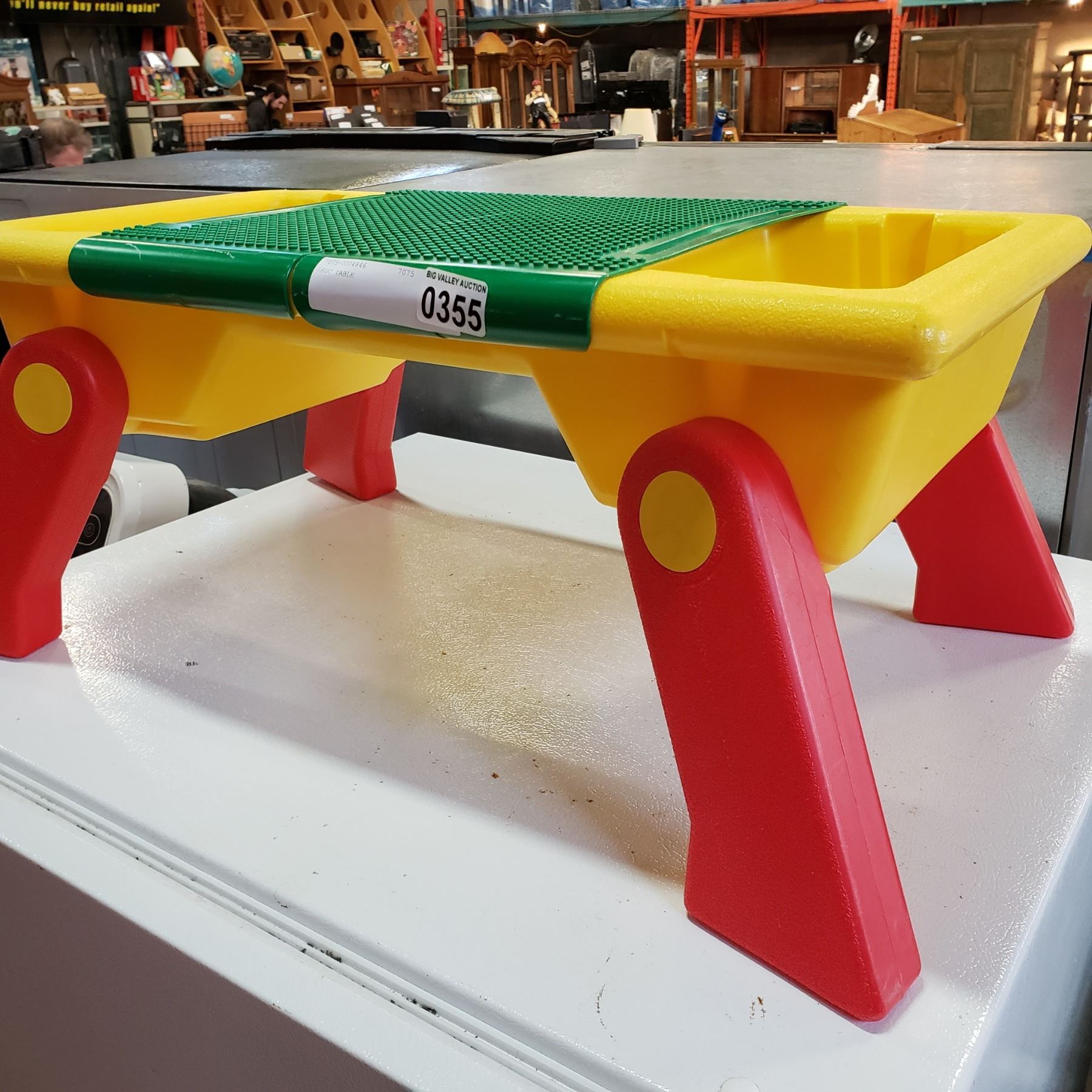 Lego Table Red LEGO TABLE