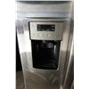 Image 2 : STAINLESS STEEL SIDE BY SIDE GE FRIDGE WITH WATER AND ICE DISPENSER TESTED AND WORKING GUARANTEED