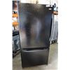Image 1 : BLACK AMANA FRIDGE WITH BOTTOM FREEZER TESTED AND WORKING GUARANTEED