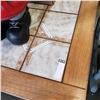 Image 2 : TEAK TILE TOP COFFEE TABLE