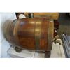 Image 3 : FJ THOMPSON AND SONS FINE SHERRY AND PORT KEG W/ BRASS SPIGOT 1FT TALL