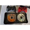 Image 2 : 2 SONY DUAL SHOCK 3 CONTROLLER, ASSORTED CDS, AND VIDEO GAMES