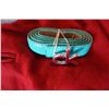 Image 3 : RED WOMENS DESIGNER COAT SIZE SMALL AND "CK" DESIGNER BELT