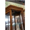 Image 3 : CORNER DISPLAY CABINET W/ GLASS DOORS