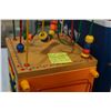 Image 3 : LOT OF TOYS, MEGA BLOCKS, PIXAR CARS SET, WOODEN BABYS BEAD AND ACTIVITY EDUCATIONAL TOY