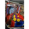 Image 4 : LOT OF TOYS, MEGA BLOCKS, PIXAR CARS SET, WOODEN BABYS BEAD AND ACTIVITY EDUCATIONAL TOY