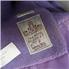 Image 2 : HARMONY HOUSE SIMPSON SEARS PURE VIRGIN WOOL PURPLE BLANKET