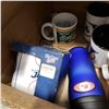 Image 2 : LOT OF NEW LICENSED NHL AND NBA MUGS, SHOTGLASSES, TRAVEL MUG, RETAIL $175