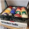 Image 2 : TWO CASED POOL BALL SETS