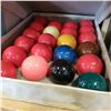 Image 3 : TWO CASED POOL BALL SETS