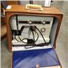 Image 1 : JANOME LEATHER CASED SEWING MACHINE MODEL 657