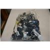 Image 1 : LARGE BAG OF ASSORTED CHARGING CORDS, CHARGERS, HEADPHONES, ETC