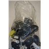 Image 2 : LARGE BAG OF ASSORTED CHARGING CORDS, CHARGERS, HEADPHONES, ETC