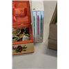 Image 2 : LOT OF ANTIQUE COLLECTIBLES, ORNAMENTS, AND JEDI ACADEMY BOOK SET