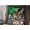 Image 3 : LOT OF ANTIQUE COLLECTIBLES, ORNAMENTS, AND JEDI ACADEMY BOOK SET