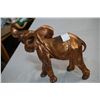 Image 2 : COPPER OVERLAYED ELEPHANT STATUE W/ CHIPPED EAR
