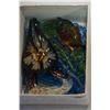 Image 3 : EASTERN STONE STRESS BALL, MURANO ART GLASS JEWELLERY, AND SALT AND PEPPER